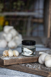 Vrac vendu par gramme - Fleur de sel arômatisée à l'ail